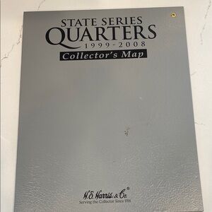 H.E. Harris & Co. State Series Quarters Collector's Map